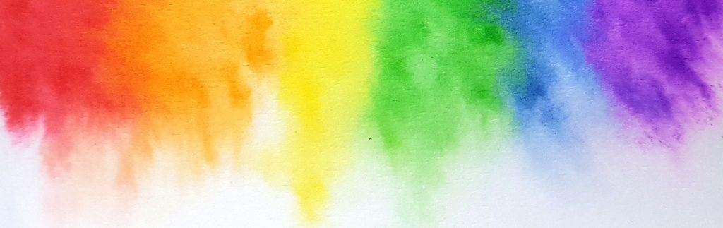 Rainbow Watercolour.